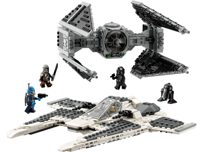 Mandalorian Fang Fighter vs. TIE Interceptor