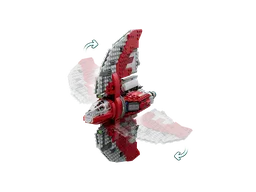LEGO Ahsoka Tano's T-6 Jedi Shuttle (75362) - image 3