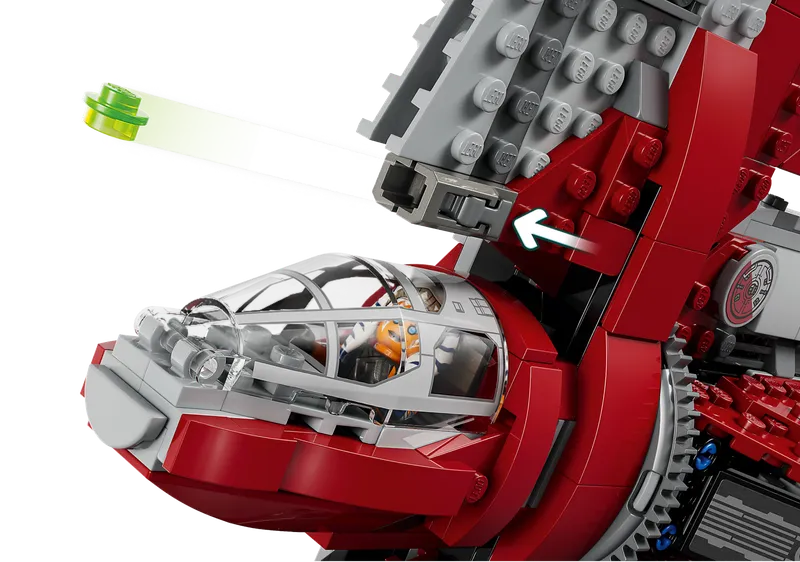 Ahsoka Tano's T-6 Jedi Shuttle de LEGO – photo du produit 5 sur 10