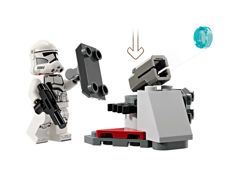 Clone Trooper™ & Battle Droid™ Battle Pack van LEGO – productfoto 4 van 9