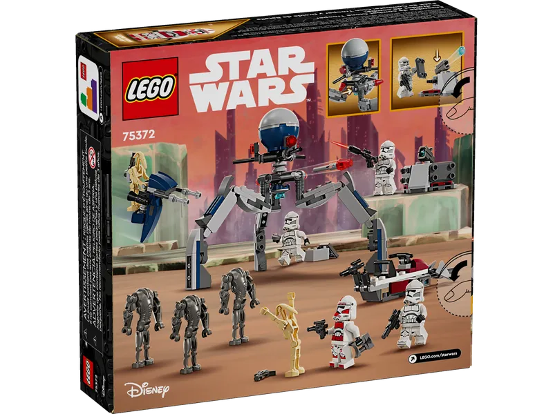 Clone Trooper™ & Battle Droid™ Battle Pack van LEGO – productfoto 6 van 9