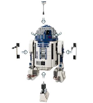 R2-D2™ von LEGO – Produktfoto 4 von 9