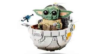 Grogu™ met zweefkinderwagen van LEGO – productfoto 3 van 11