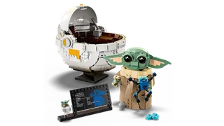 Grogu™ met zweefkinderwagen van LEGO – productfoto 4 van 11