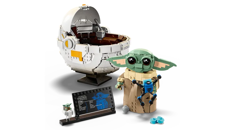 Grogu™ met zweefkinderwagen van LEGO – productfoto 4 van 11
