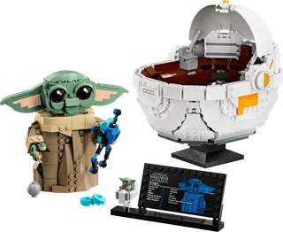 Grogu™ met zweefkinderwagen van LEGO – productfoto 1 van 11
