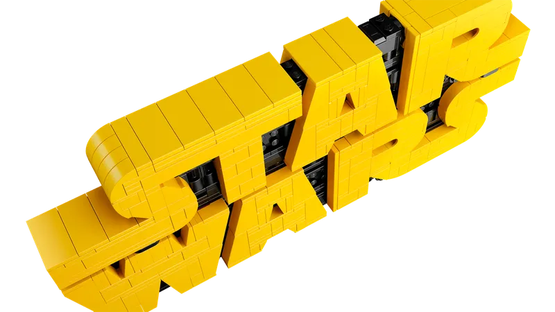 Brick-Built Star Wars™ Logo von LEGO – Produktfoto 3 von 11