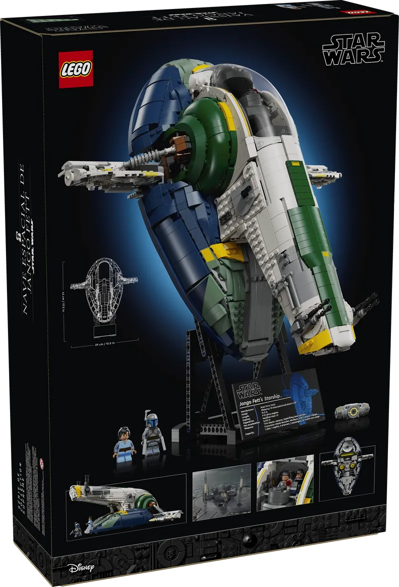 Jango Fett's Firespray-Class Starship från LEGO – produktbild 18 av 18