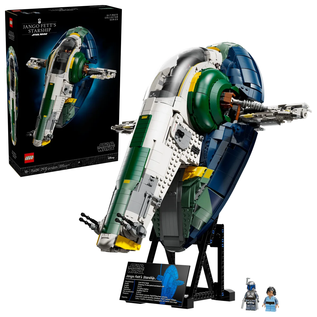 LEGO Jango Fett's Firespray-Class Starship (75409) - Bild 7