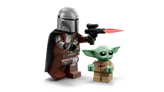 De Mandalorian en Grogu's speederbike van LEGO – productfoto 3 van 11
