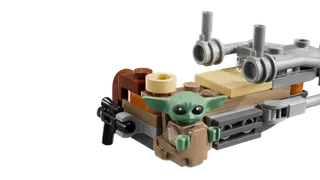 De Mandalorian en Grogu's speederbike van LEGO – productfoto 5 van 11