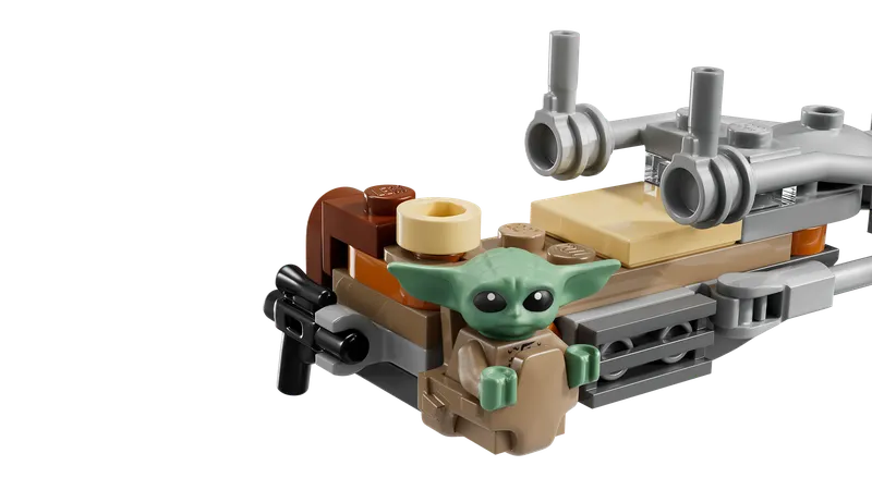 De Mandalorian en Grogu's speederbike van LEGO – productfoto 5 van 11