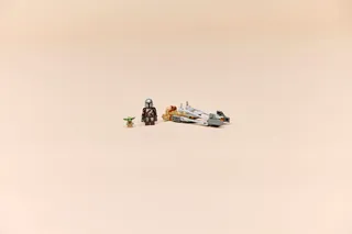 De Mandalorian en Grogu's speederbike van LEGO – productfoto 9 van 11