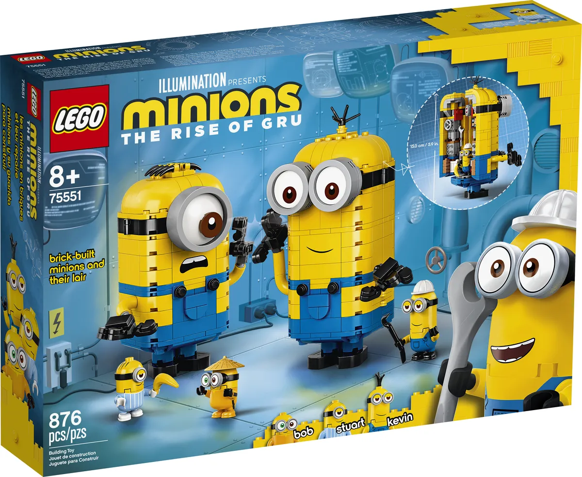 LEGO Brick-built Minions and their Lair (75551) - Bild 8
