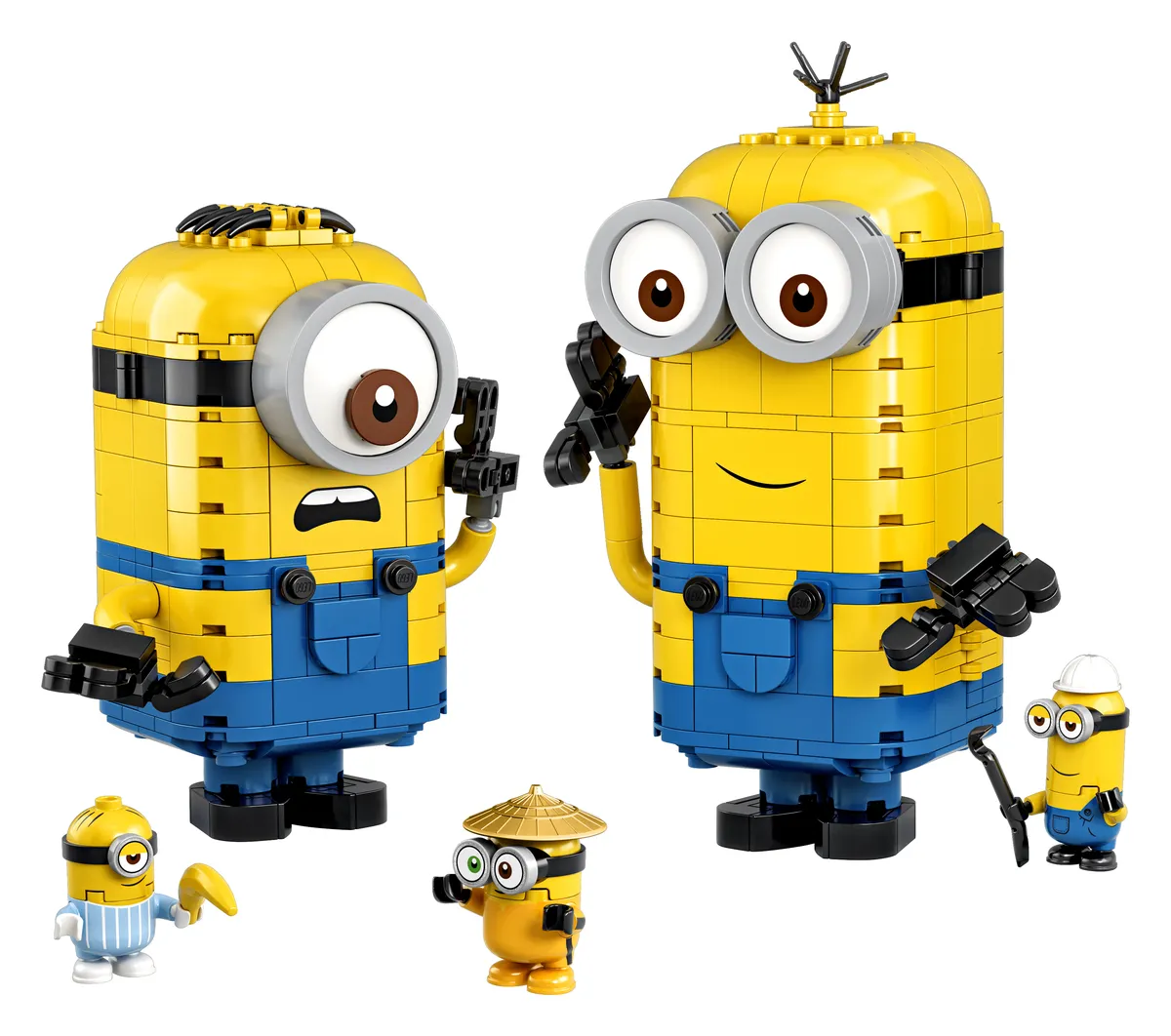 LEGO Brick-built Minions and their Lair (75551)