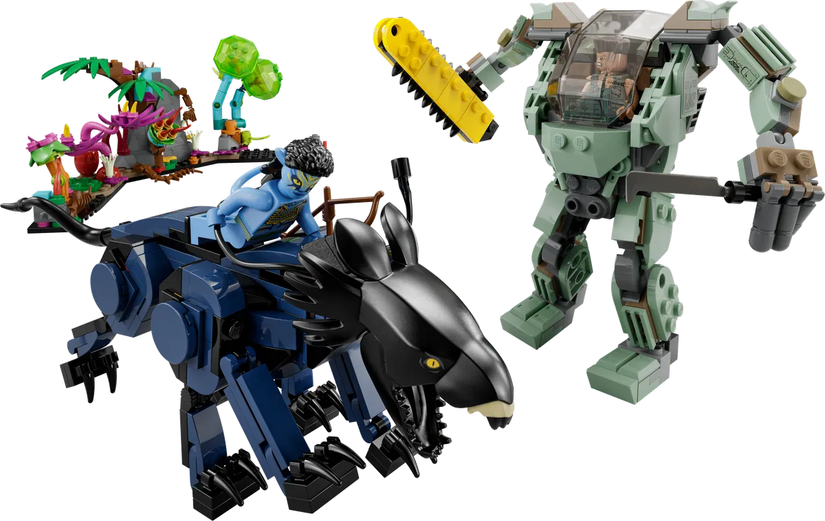 LEGO Neytiri & Thanator vs. AMP Suit Quaritch (75571)