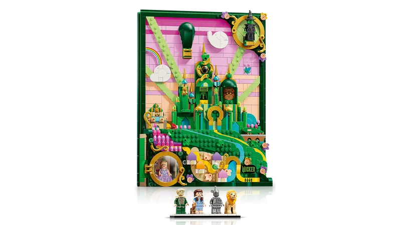 Emerald City Wall Art fra LEGO – produktbillede 4 af 10
