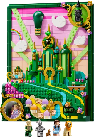 Emerald City Wall Art fra LEGO – produktbillede 1 af 10