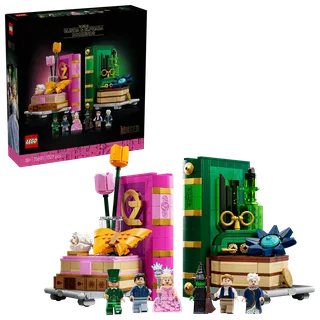 Glinda en Elphaba boekensteunen van LEGO – productfoto 2 van 12