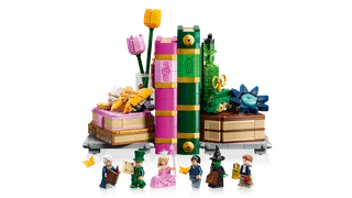 Glinda en Elphaba boekensteunen van LEGO – productfoto 3 van 12