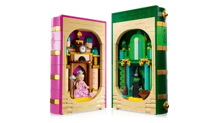 Glinda en Elphaba boekensteunen van LEGO – productfoto 4 van 12