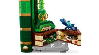 Glinda en Elphaba boekensteunen van LEGO – productfoto 5 van 12