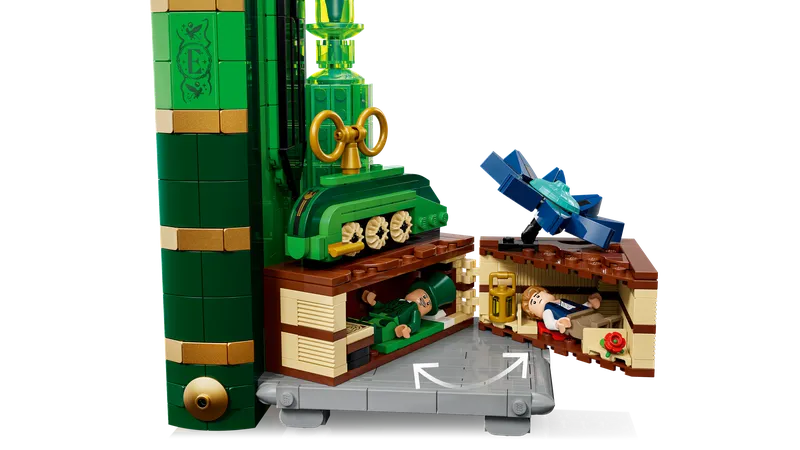 Glinda en Elphaba boekensteunen van LEGO – productfoto 5 van 12