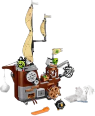 Piratenboot met een varken - Afbeelding 2 van 2