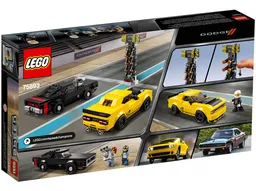 LEGO 2018 Dodge Challenger SRT Demon and 1970 Dodge Charger R/T (75893) - afbeelding 9