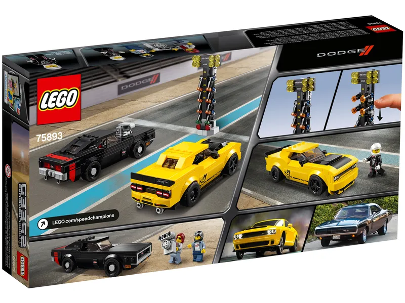 2018 Dodge Challenger SRT Demon and 1970 Dodge Charger R/T by LEGO – product photo 10 of 14