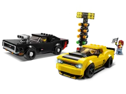 LEGO 2018 Dodge Challenger SRT Demon and 1970 Dodge Charger R/T (75893) - afbeelding 2