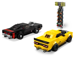 LEGO 2018 Dodge Challenger SRT Demon and 1970 Dodge Charger R/T (75893) - afbeelding 3