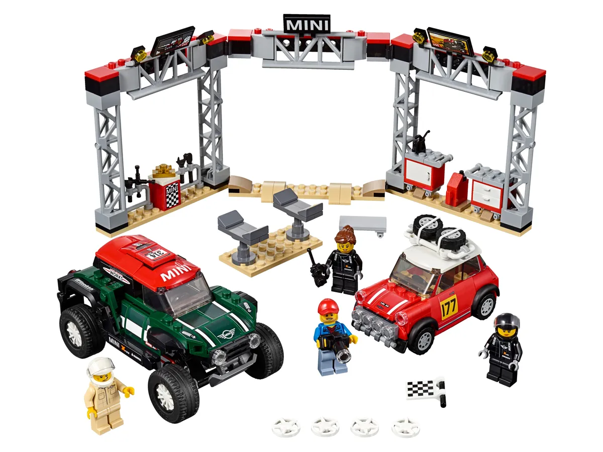 LEGO 1967 Mini Cooper S Rally and 2018 MINI John Cooper Works Buggy (75894)