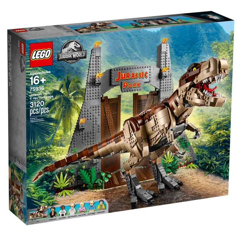 Jurassic Park: T. rex Rampage van LEGO – productfoto 2 van 35