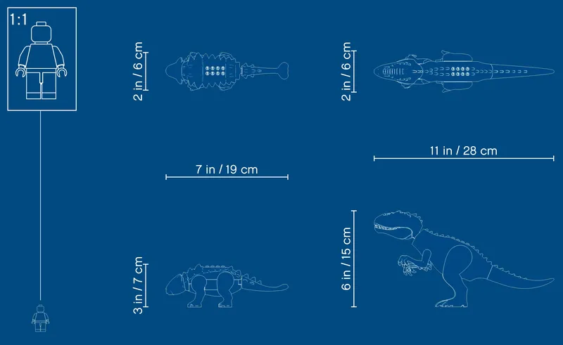 Indominus Rex vs. Ankylosaurus fra LEGO – produktbillede 10 af 11