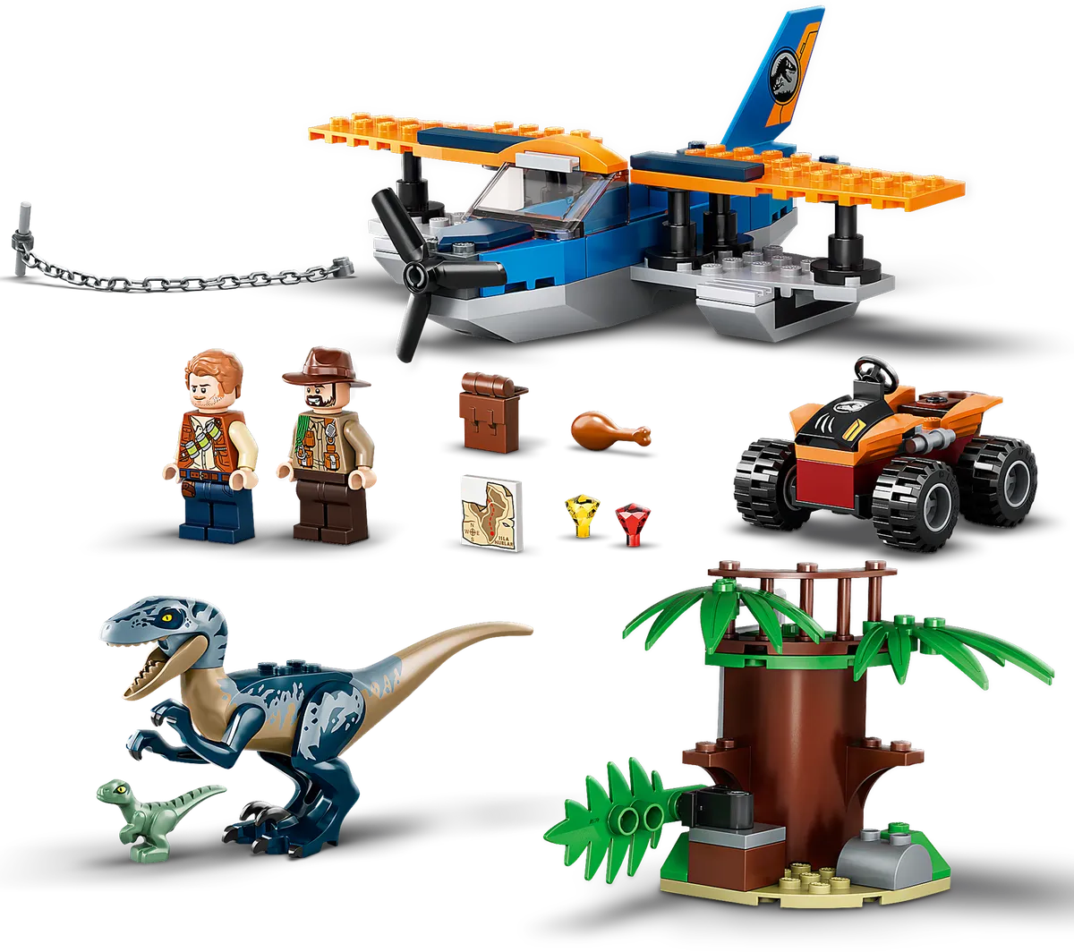 LEGO Velociraptor: Biplane Rescue Mission (75942) - Bild 1