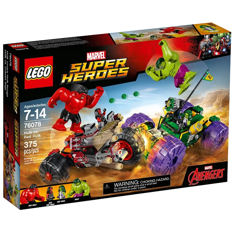 Hulk vs. Red Hulk de LEGO – photo du produit 2 sur 6