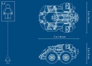 App-Controlled Batmobile van LEGO – productfoto 7 van 7
