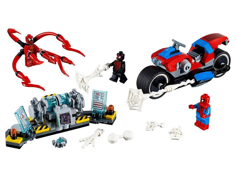 Speel een explosieve Spider-Man Fietsredding!