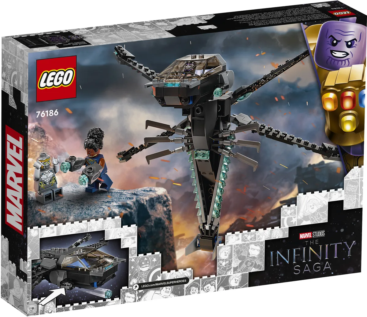 LEGO Black Panther Dragon Flyer (76186) - Bild 6