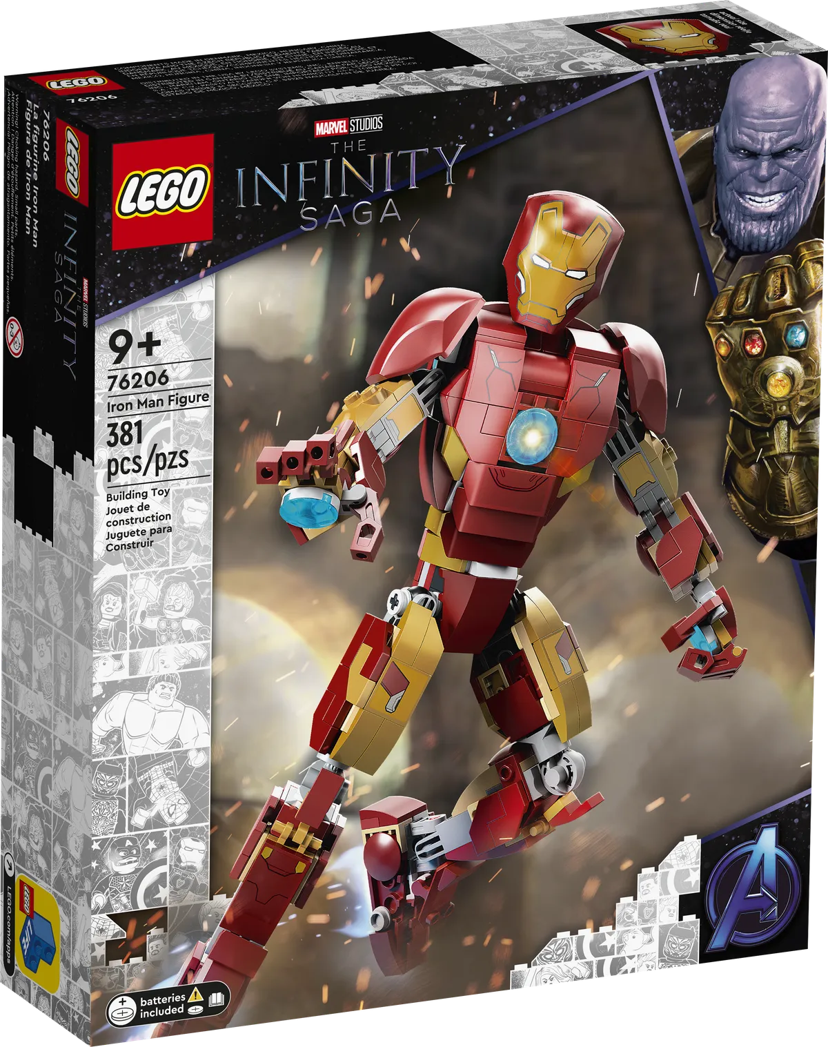 LEGO Iron Man Figure (76206) - Bild 3