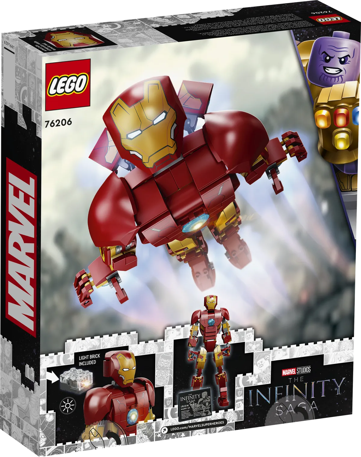 LEGO Iron Man Figure (76206) - Bild 4