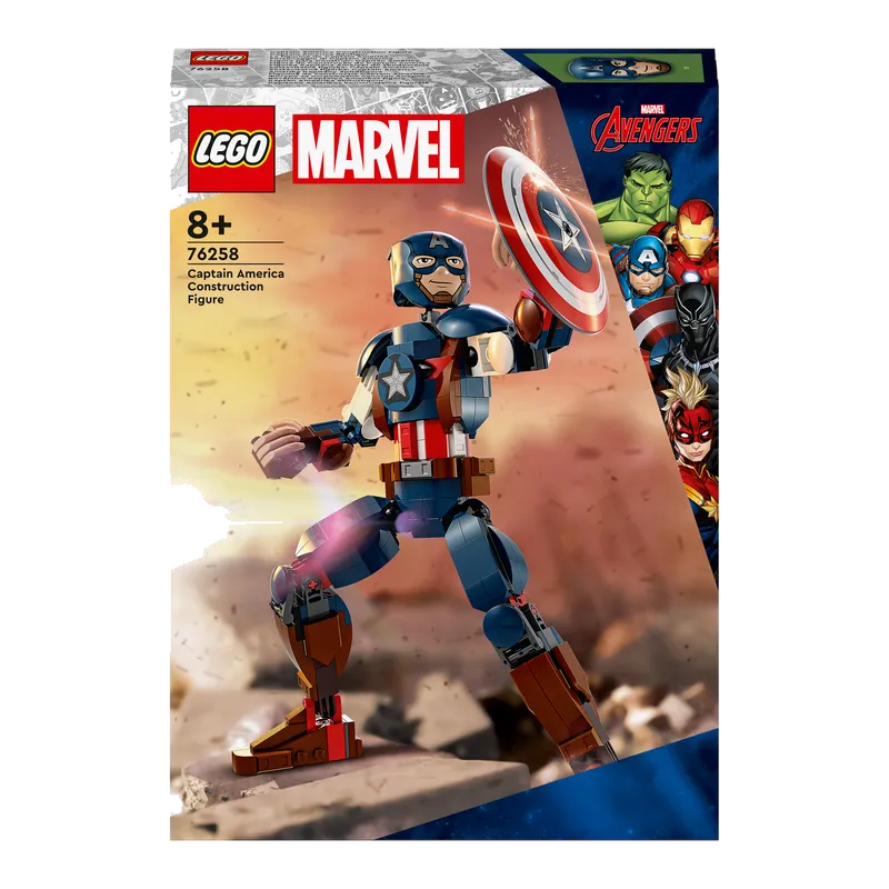 Captain America bouwfiguur