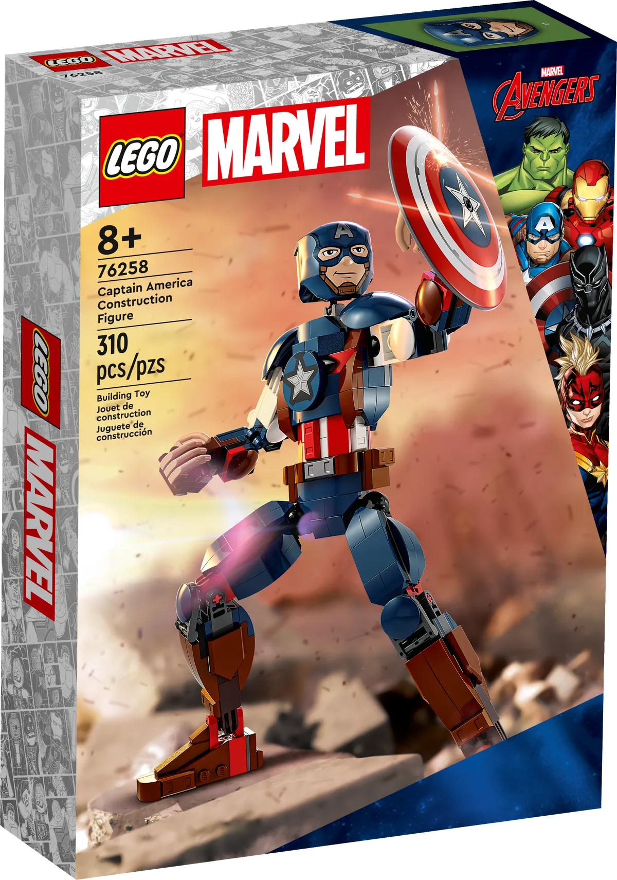LEGO Captain America Construction Figure (76258) - Bild 1