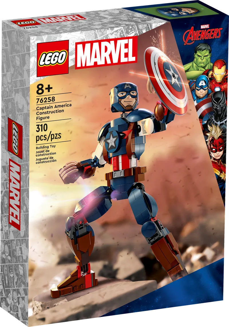 Captain America Construction Figure van LEGO – productfoto 2 van 6