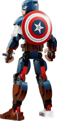 Captain America Bouwfiguur - Afbeelding 2 van 2