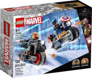 Black Widow & Captain America Motorcycles de LEGO – photo du produit 2 sur 7