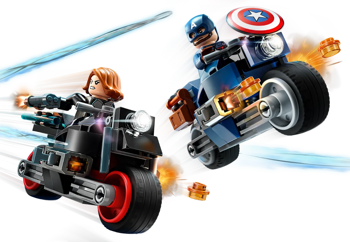 LEGO Black Widow & Captain America Motorcycles (76260) - Bild 2