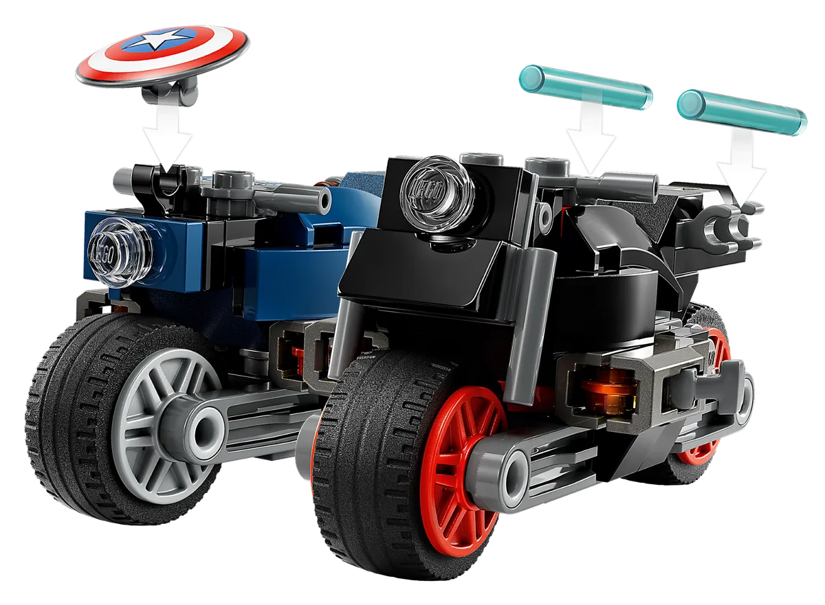 LEGO Black Widow & Captain America Motorcycles (76260) - Bild 3