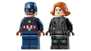 Black Widow & Captain America Motorcycles de LEGO – photo du produit 5 sur 7